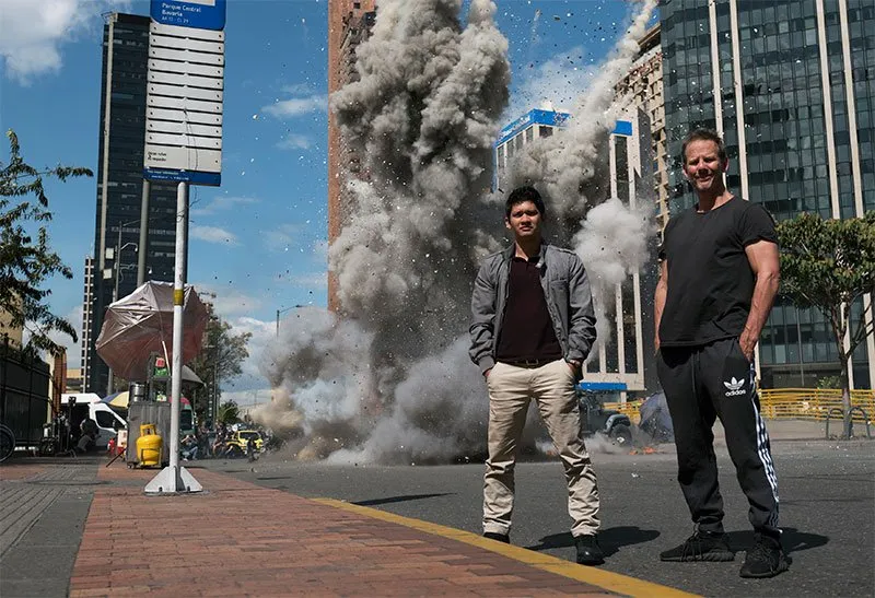マイル 22 はコロンビアのボゴタにある Peter Berg &amp; Co. を訪問します