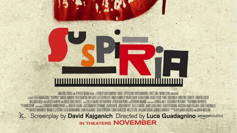 新しいSuspiriaポスターは血まみれのティーザーです