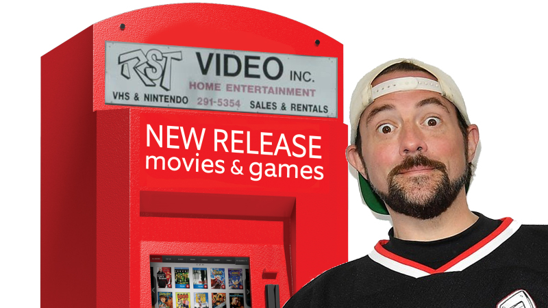 ケビン・スミスは、ジェイとサイレントボブの再起動でRSTビデオをRedboxに置き換えることを望んでいます