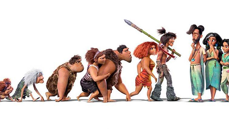 DreamWorksはThe Croodsの最初のポスターを発表します：新しい時代