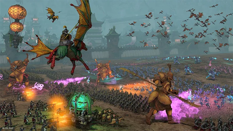 Total War：Warhammer IIIは2月のリリース日、PCのゲームパスの初日を取得します