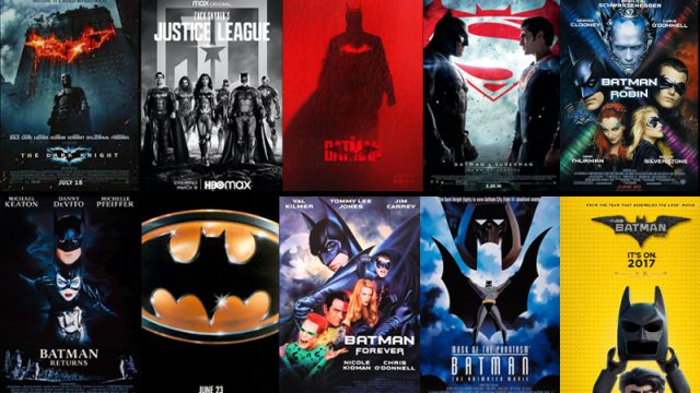 マット・リーブスのバットマンのリリースに続いてランク付けされたバットマン映画